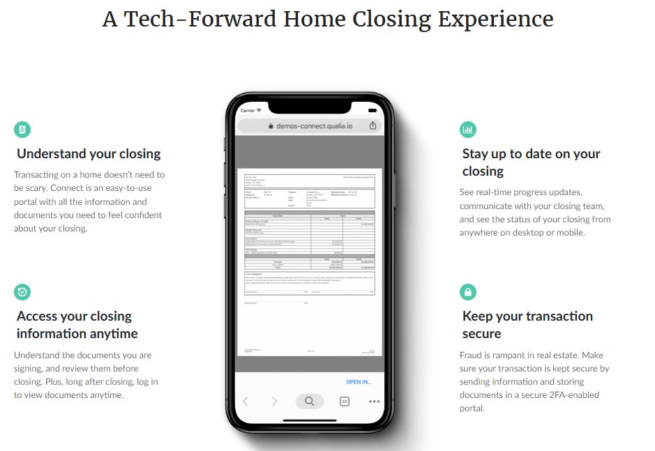 Qualia Connect — A Tech-Forward Home Closing Experience